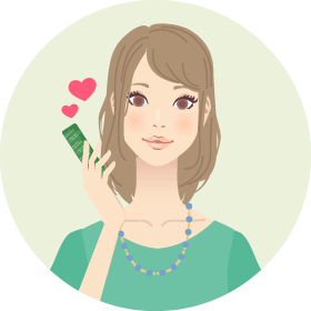 微笑む女性 イメージ