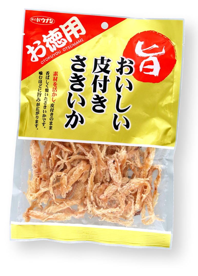 おいしい皮付きさきいか（お徳用） 商品画像