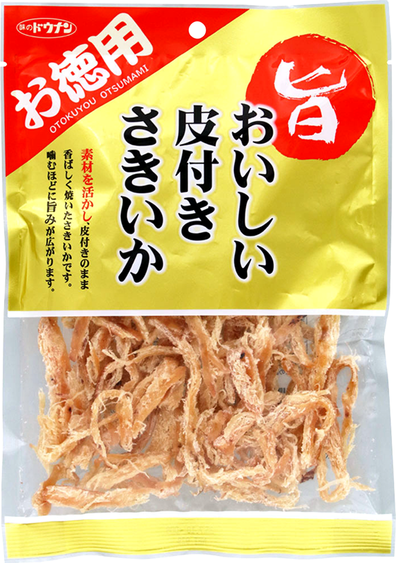 おいしい皮付きさきいか（お徳用） 商品画像