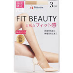 福助 ＦＩＴ ＢＥＡＵＴＹ ストッキング ＭＬ 3足 クリアヌード 330