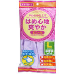 ＮＩＤ スマイローブ ビニール手袋中厚手 Ｌ 1双 バイオレット