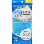 ＮＩＤ ふんわり泡タオルかため 1枚 ブルー