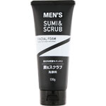 メンズ 炭＆スクラブ洗顔 130g