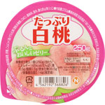 ＮＩＤ たっぷりゼリー 白桃 250g