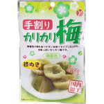 無着色手割りカリカリ梅 29g