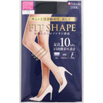 ＦＵＫＵＳＫＥ ＦＩＴ ＳＨＡＰＥ ストッキング Ｍ－Ｌ 1枚 ブラック 090