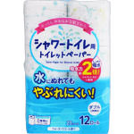 ＮＩＤ シャワートイレ用トイレットペーパーダブル 23m×12ロール