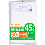 ＮＩＤ 分別用ごみ袋４５Ｌ半透明 50枚 半透明