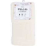 ＮＩＤ 無撚糸バスタオル 1枚 アイボリー
