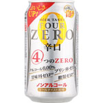 ノンアルコールビールテイスト飲料 ＦＯＵＲ ＺＥＲＯ 辛口 350mL