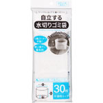 ＮＩＤ 自立する水切りゴミ袋 30枚 半透明