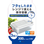 ＮＩＤ フタをしたままレンジで使える保存容器 3個
