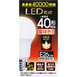 ＮＩＤ ＬＥＤ電球 Ｅ２６ ４０形 電球色 ＬＤＡ４Ｌ－Ｇ／Ｅ／ＮＩＤ 1個 電球色