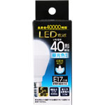 ＮＩＤ ＬＥＤ電球 Ｅ１７ ４０形 昼光色 ＬＤＡ３Ｄ－Ｇ／Ｅ１７／ＮＩＤ 1個 昼光色