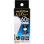 ＮＩＤ ＬＥＤ電球 Ｅ１７ ６０形 昼光色 ＬＤＡ６Ｄ－Ｇ／Ｅ１７／ＮＩＤ 1個 昼光色