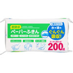 ＮＩＤ ペーパーふきん 200組 ホワイト