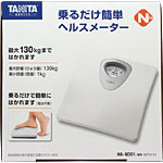 ＮＩＤ アナログヘルスメーターＨＡ－ＮＤ０１ 1台 ホワイト WH