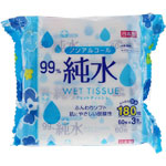 ＮＩＤ ９９％純水ウェットティッシュ 60枚×3個