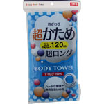 ＮＩＤ ボディタオル 超かため超ロング 1枚 ブルー
