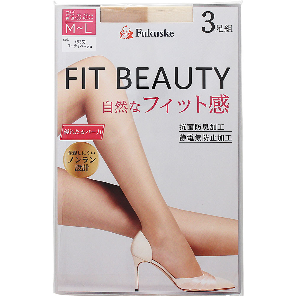 福助 ＦＩＴ ＢＥＡＵＴＹ ストッキング ＭＬ｜ドラッグストアで買える 