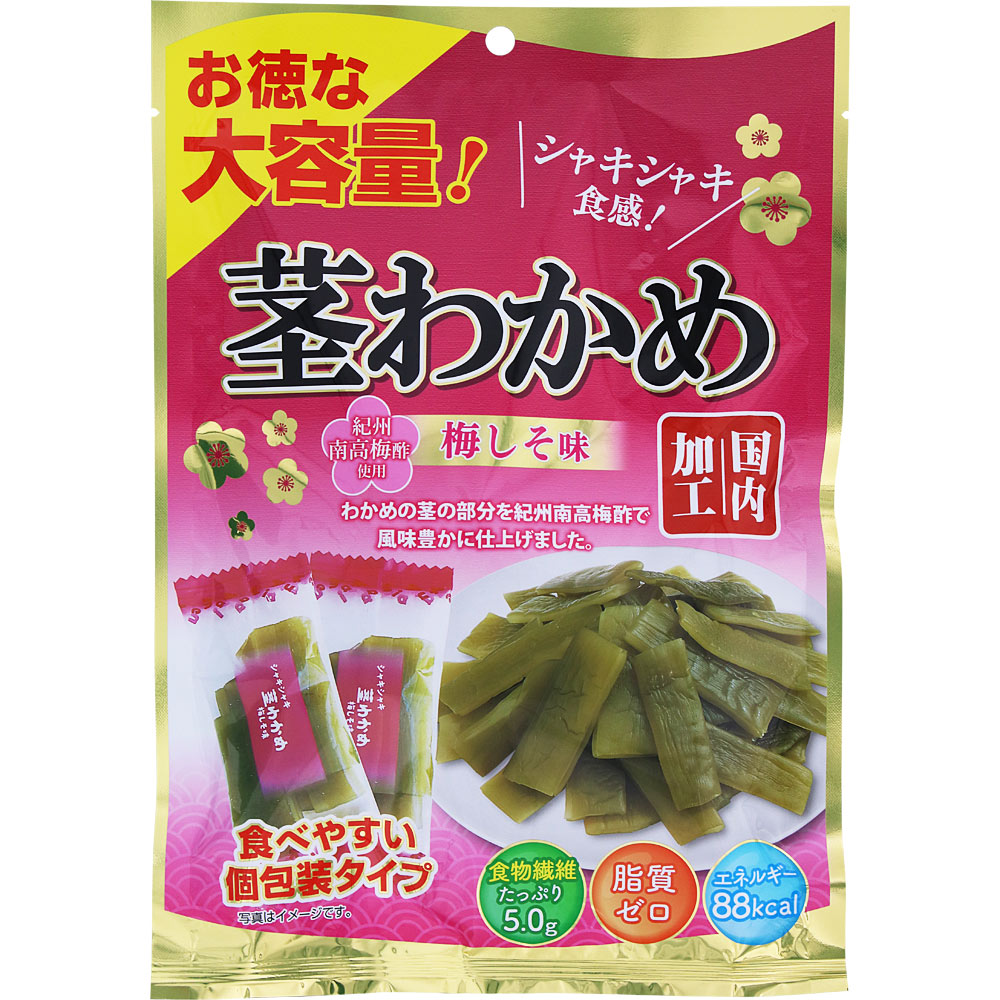 徳用茎わかめ梅しそ味｜ドラッグストアで買えるNID PB
